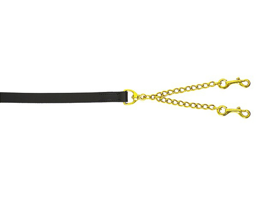 Flair Leather Show Lead - Brass Coupling Chain image 0